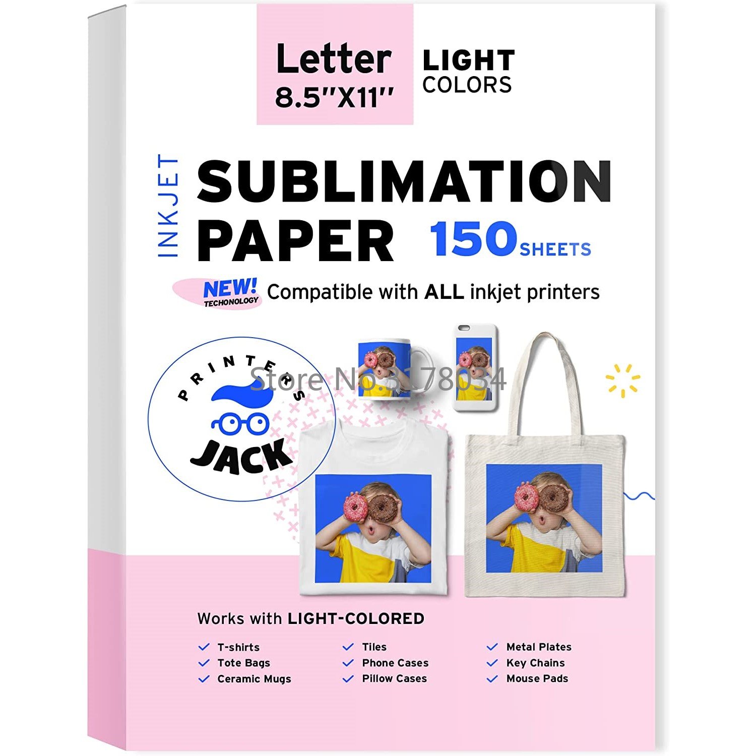 White Toner Transfer Paper - Transferencia de calor de papel de