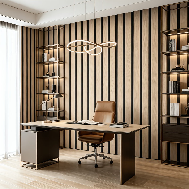 3D Printing Commercial Use - Adhesivos de Pared con Rayas Verticales