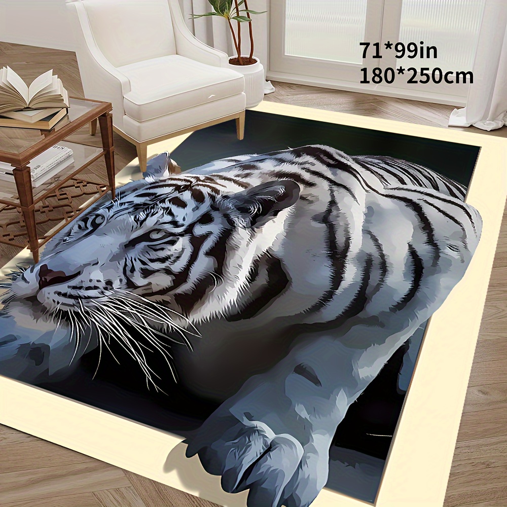3D Printing Commercial Use - Alfombra con Estampado de Tigre en