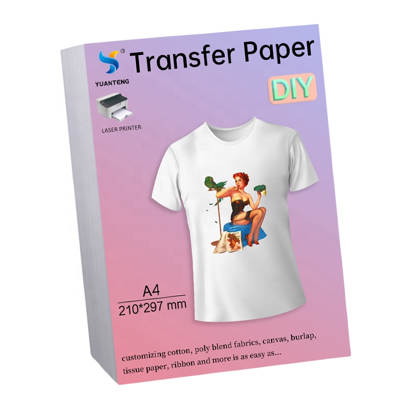 White Toner Transfer Paper - Papel de transferencia de calor A4,