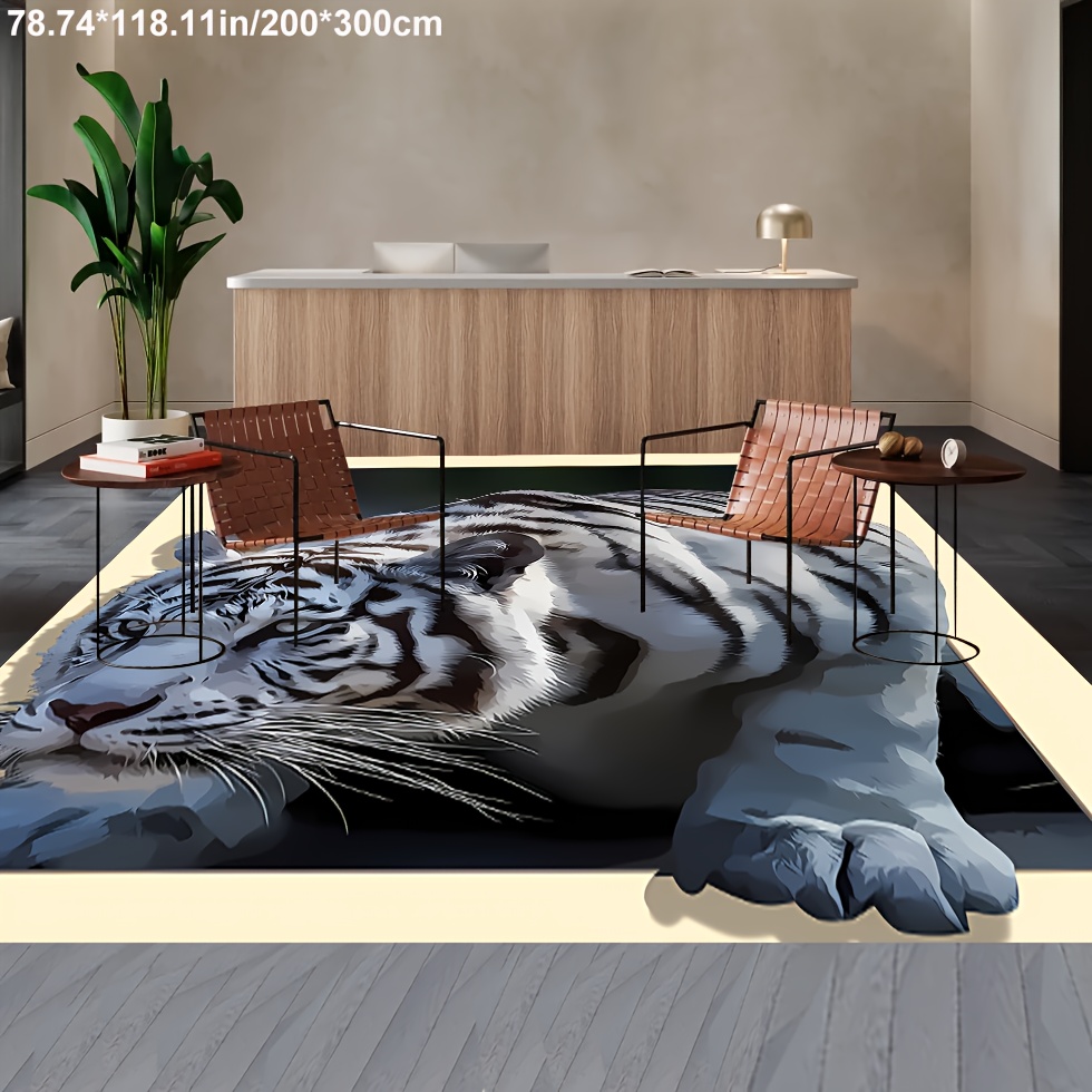 Alfombra con Estampado de Tigr - 3D Printing Commercial Use reseña y precio